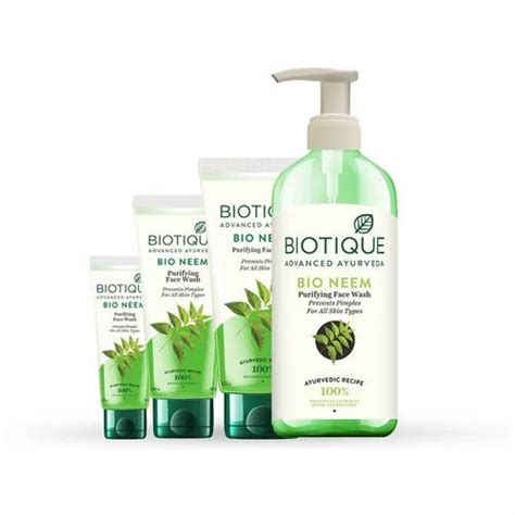 Biotique Bio Neem Purifying Face Wash For All Skin Types 100 Ml At Rs