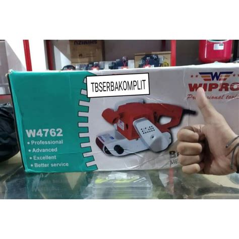 Jual Mesin Amplas Kayu Wipro W4762 Belt Sander Model Kotak Persegi