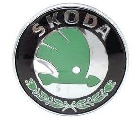 Емблема преден капак (диаметър 90mm) SKODA OCTAVIA II ORIGINAL VAG 3U0 ...