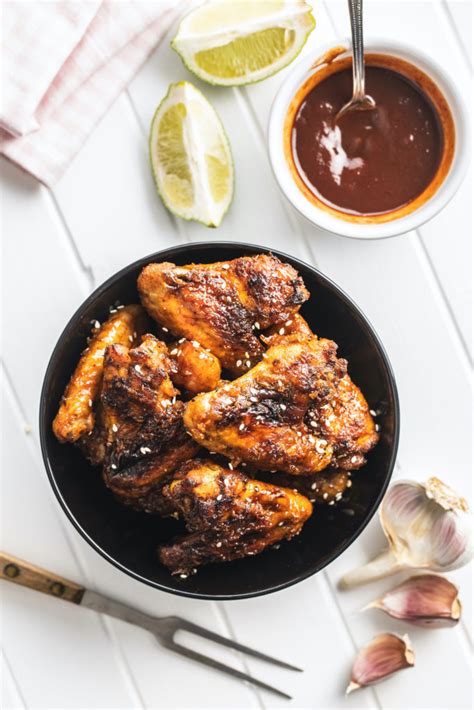 Asian Grilled Chili Lime Chicken Wings, Chinese Salad | A Menu For You