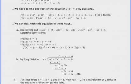 Factoring Completely Worksheets With Answers