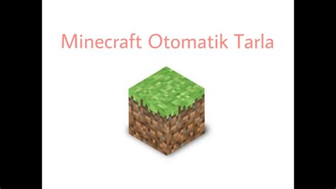 Minecraft PE Otomatik Tarla Yapımı YouTube