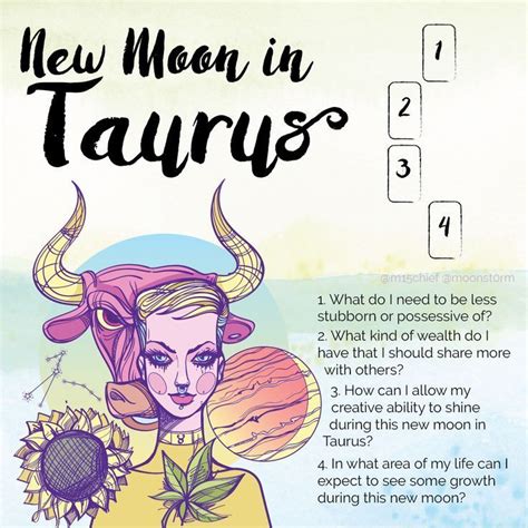 New Moon In Taurus Tarot Spread Written By Koya E Full Moon Tarot