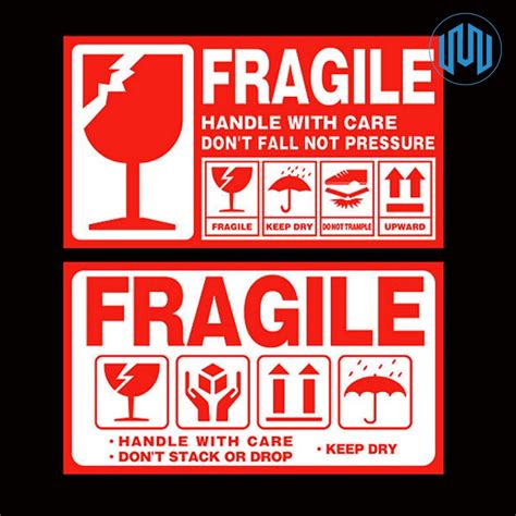 Jual Stiker Fragile Label Pecah Belah Sticker Fragile Shopee Indonesia