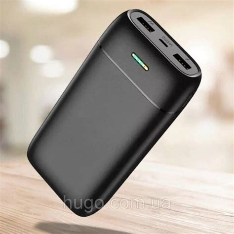 Павербанк с быстрой зарядкой 20000mAh с USB, LENYES PX267, Черный ...