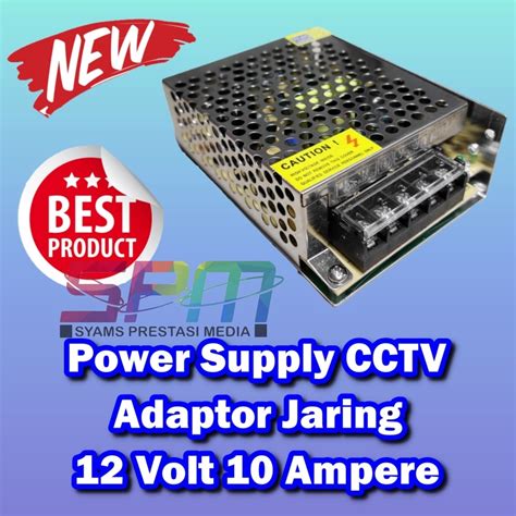 Jual Power Supply Cctv Adaptor Jaring Volt Ampere V A Cctv