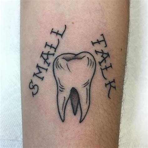 Traditional Tooth Tattoo