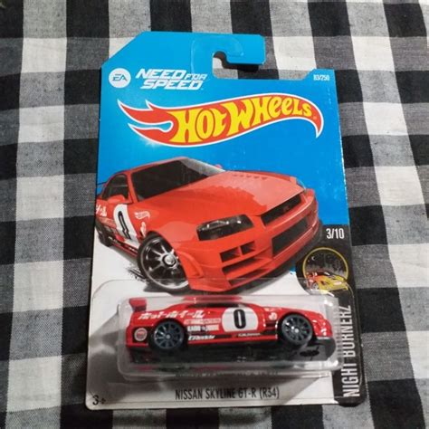 Jual Hot Wheels Need For Speed Nissan Skyline Gtr R Shopee Indonesia