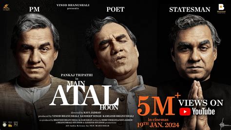 Main Atal Hoon Trailer Pankaj Tripathi Ravi Jadhav Vinod