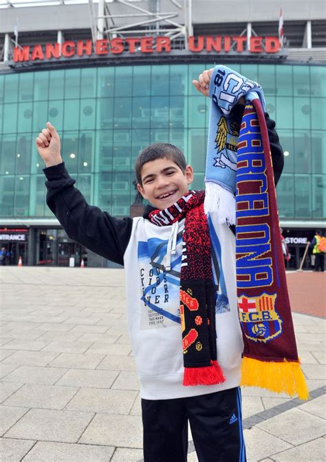 Barca fans in Manchester - Manchester Evening News