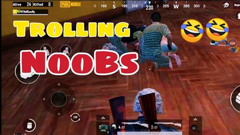 Trolling Noobs In Pubg Trolling Noobs In Pubg Mobile Youtube