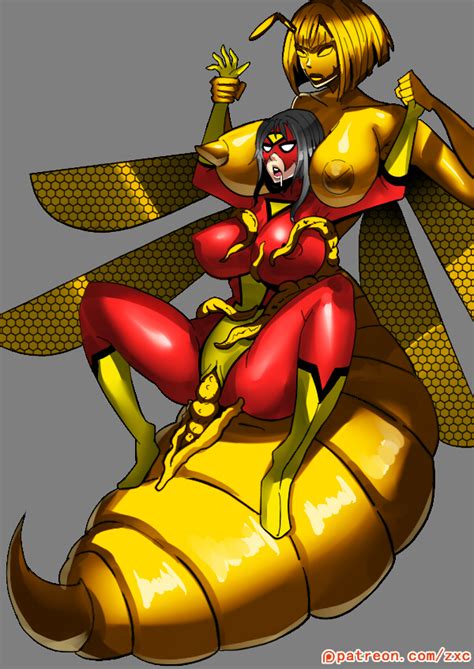 Commission Oboro Metal Bee With Spider Woman By Zxc Hentai Foundry