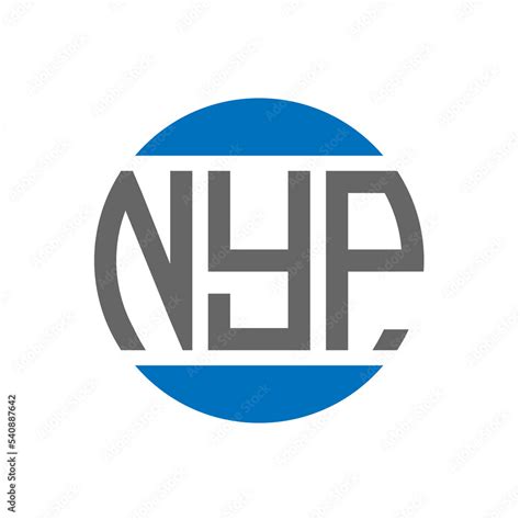 NYP letter logo design on white background. NYP creative initials ...