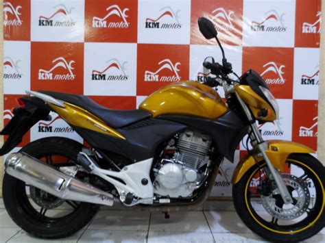 Honda Cb R Amarela Km Motos Sua Loja De Motos Semi Novas