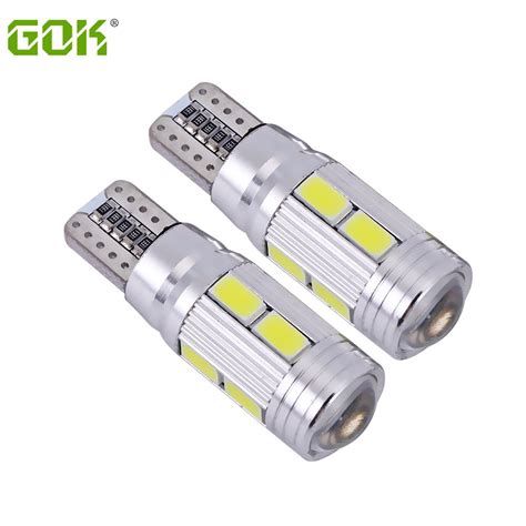 1pcs Lot T10 Led Bulb Canbus 194 Xenon White LED CANBUS T10 10SMD LED