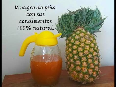 Vinagre De Pi A Casero Con Especias Muy F Cil Natural Youtube