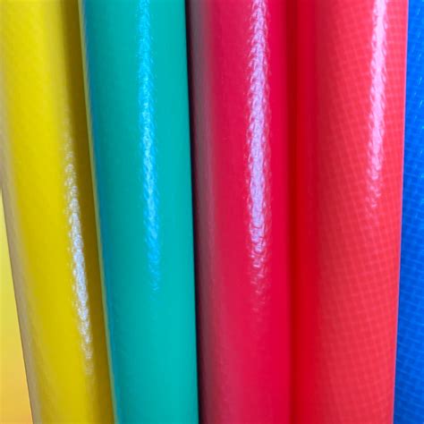 High Quality Laminated Tarpaulin Vinyl Coated Woven Polyester Material