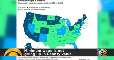 Minimum wage not going up in Pennsylvania - CBS Pittsburgh