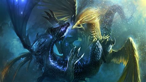 Pictures Of Dragons Fighting