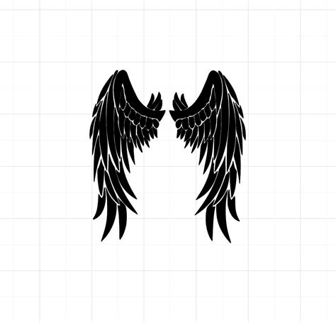 Angel Wings Vinyl Decal - Etsy