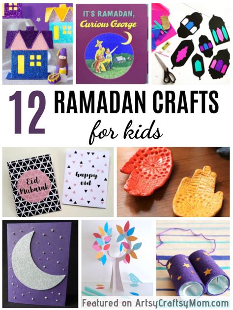 Easiest Crescent Moon Theme Diy Eid Card Artsy Craftsy Mom