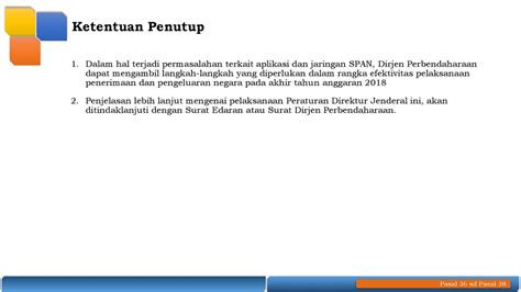 Pedoman Pelaksanaan Penerimaan Dan Pengeluaran Negara Akhir Ta