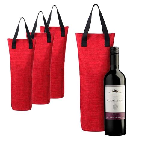 Sacola Bolsa Térmica Para Vinho 1 Garrafa Kit 4 unidades Submarino