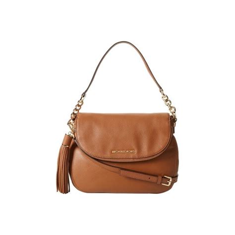 Shop Michael Kors Bedford Medium Tassel Convertible Luggage Shoulder