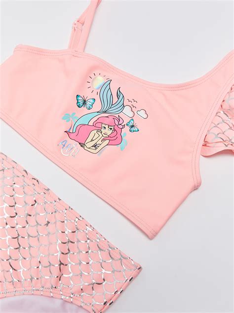 MERCAN Deniz Kızı Baskılı Kız Çocuk Bikini S BN Z SXH LCW