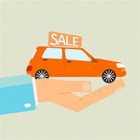 Premium Vector | Car sale or car buying concept vector illustration