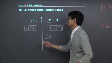 【高校数学Ⅰ】「有理数・無理数とは？」 映像授業のtry It トライイット