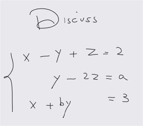 Solved ⎩⎨⎧x−y Zy−2zx By 2 A 3