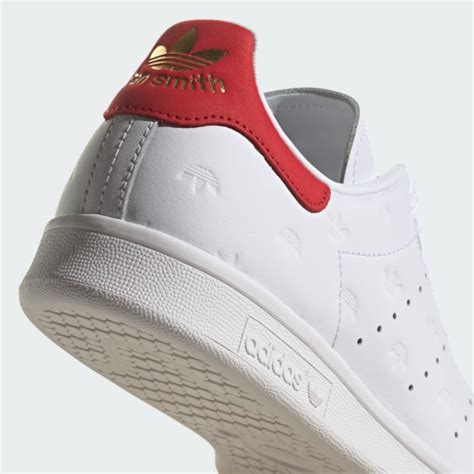 Giày Adidas Stan Smith White Scarlet FZ6370 Authentic Shoes