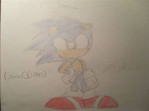 Classic Sonic Cd version by MarineTheRaccoonHere on DeviantArt