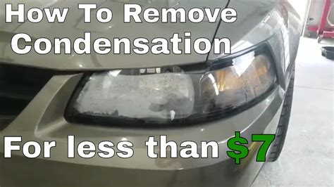 How To Remove Water From Headlights And Completey Reseal Them Youtube