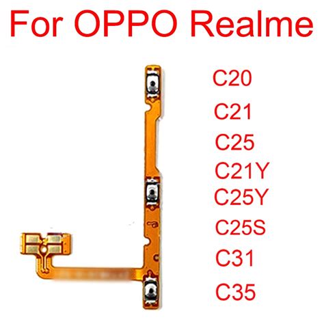 Power Volume Flex Cable For Oppo Realme C20 C21 C25 C25S C31 C35 C21Y