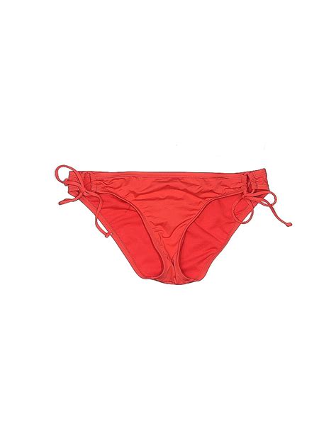 The Bikini Lab Solid Red Swimsuit Bottoms Size M Off ThredUP
