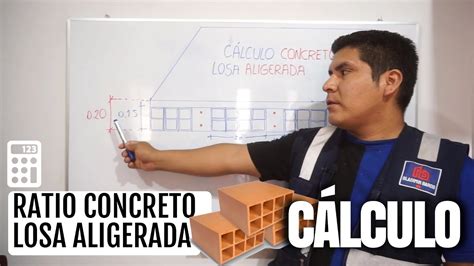 Cálculo De Concreto Para Losa Aligerada Por M2 Youtube