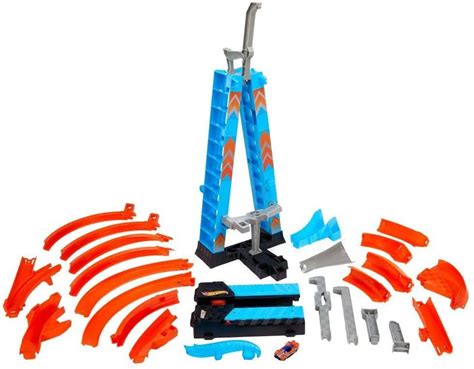 OUTLET Hot Wheels tor wyścigowy Wieża Podniebne Kraksy pojazd Sklep Outstore pl