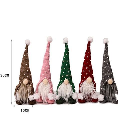 Holiday Gift Pendants Decoration Gnome Santa Hanging Faceless Doll