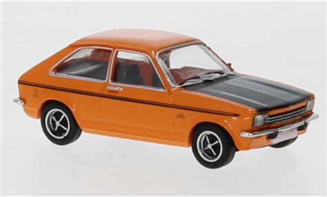 Miniature Opel Kadett Pcx C City Orange Matt Noire