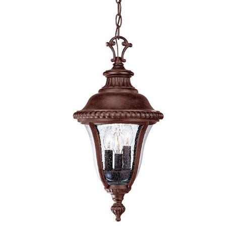 Acclaim Lighting Windsor Collection 3 Light Black Coral Outdoor Hanging