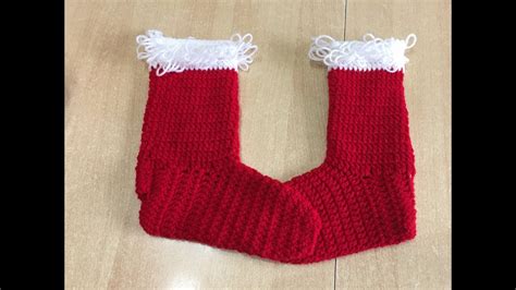 Nordest laissez tomber Partina City tuto chaussette de noël au crochet