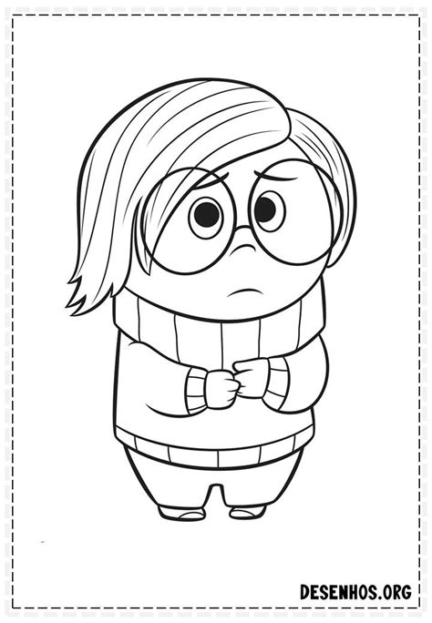 Divertidamente Para Colorir Desenhos Animados Para Colorir