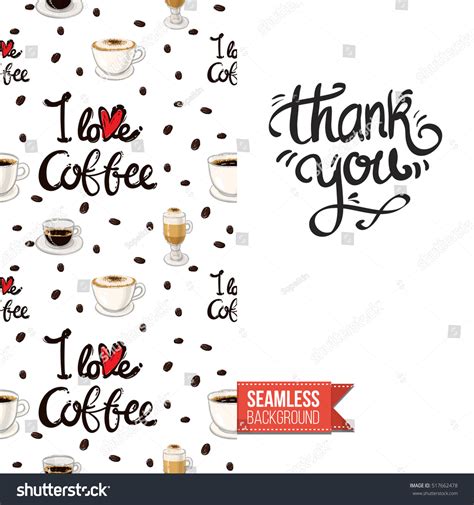 Styled Greeting Card Caffeine Addicts Inspired Stock Vector (Royalty