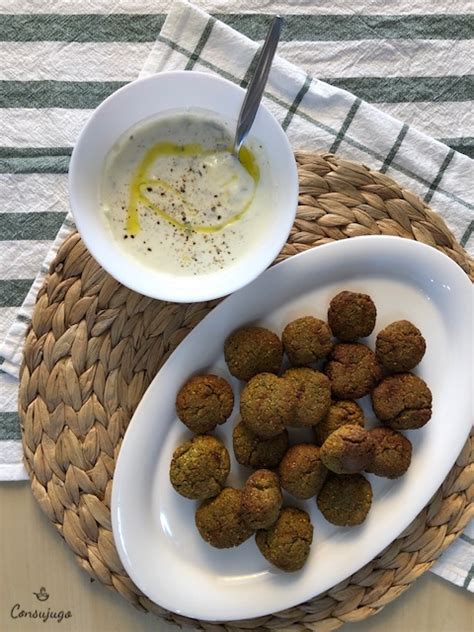 Falafel croquetas de garbanzo fácil y casero Consujugo