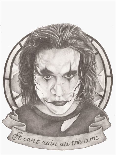 The Crow Sticker By JadeJonesArt Redbubble