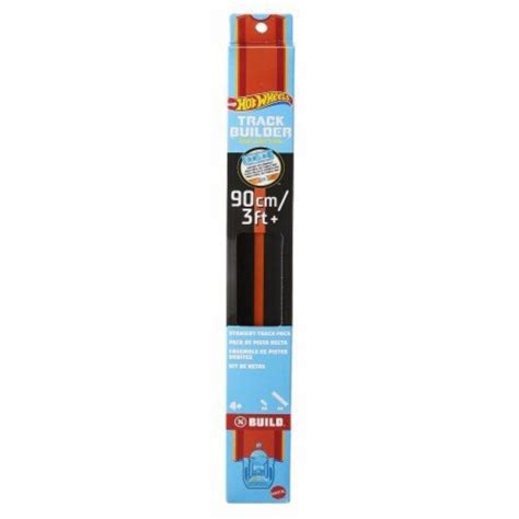 Hot Wheels Track Builder Unlimited Straight Track Cm Ft Black Kroger