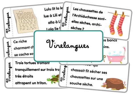 Langage Oral Les Virelangues La Classe De Vivi