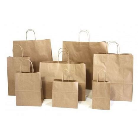 Brown Kraft Paper Bags For Shopping Capacity 1kg At Rs 10piece In